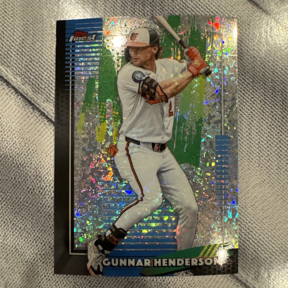 2026 Topps Finest Gunnar Henderson #51 Common Mini Diamond Refractor Orioles